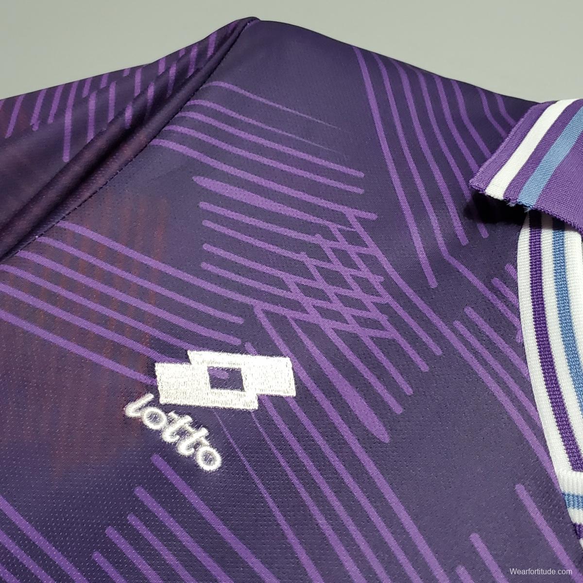 Retro 92/93 Fiorentina home Soccer Jersey