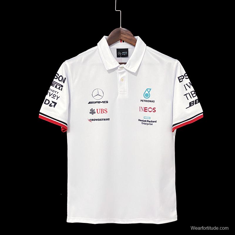 F1 Mercedes-Benz White POLO 