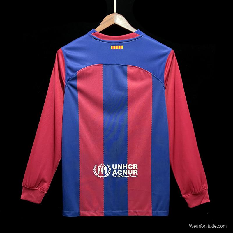 23/24 Barcelona Home Long Jersey S-4XL