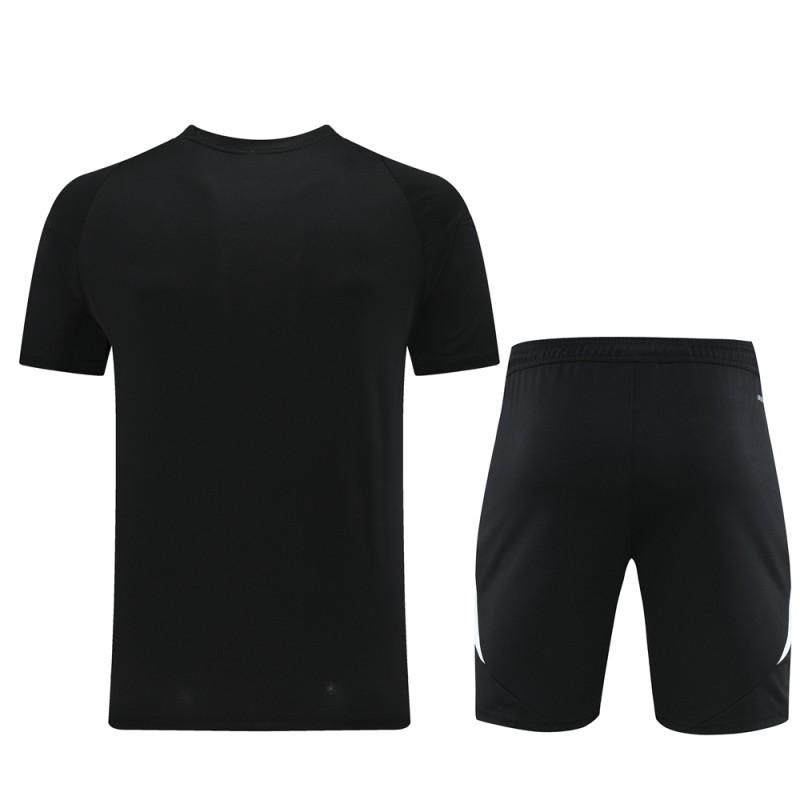 2024 Adidas Black Short Sleeve Jersey+Shorts