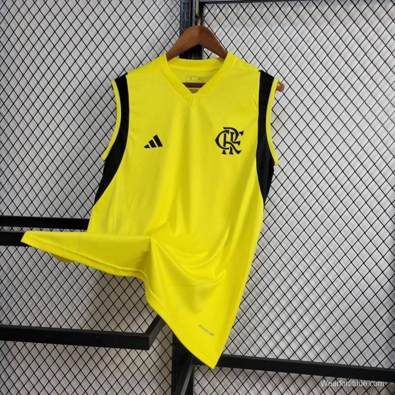 24/25 Flamengo Yellow Vest Training Jersey