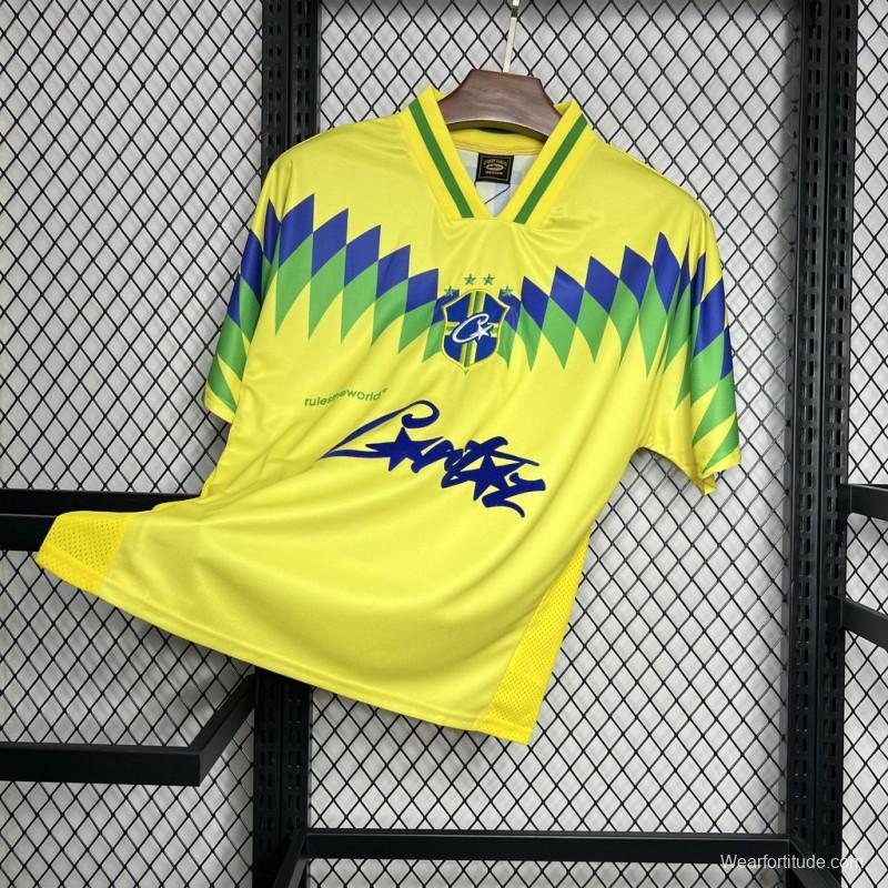 Retro 1995 Brazil Home Corteiz Jersey