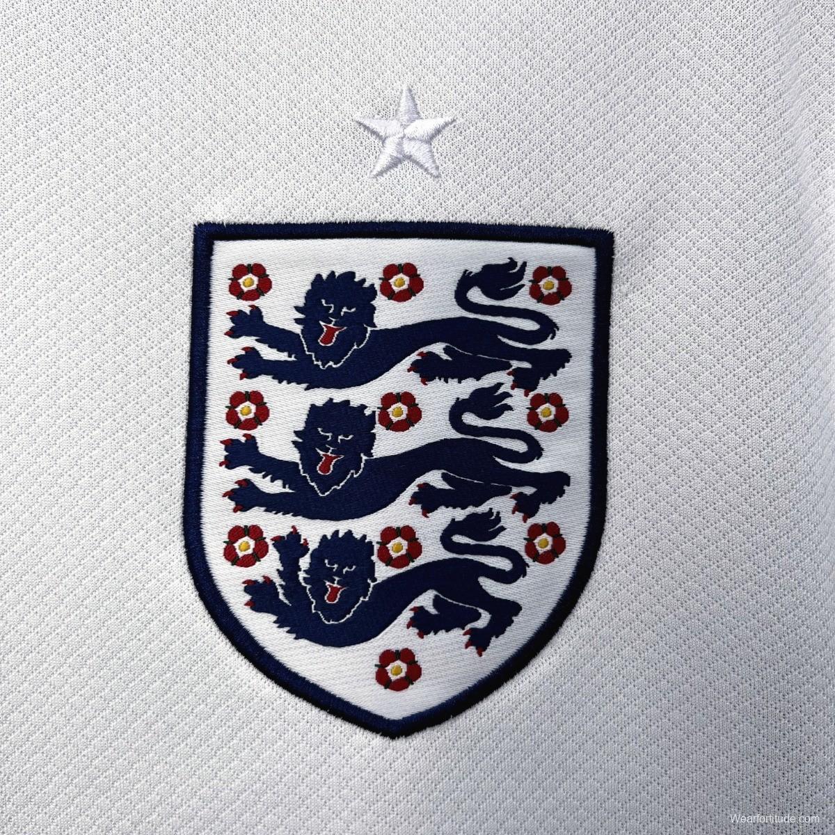 2024 England Home White Jersey